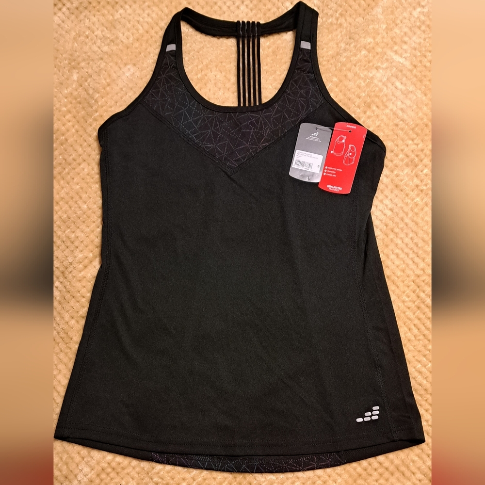 NWT BCG  women's racer back running top
